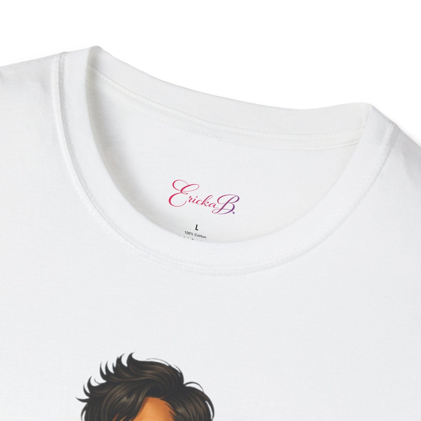 Inspirational 'She Became Her' Graphic Tee — Empowered Woman Portrait T-Shirt - Shante's Bazaar