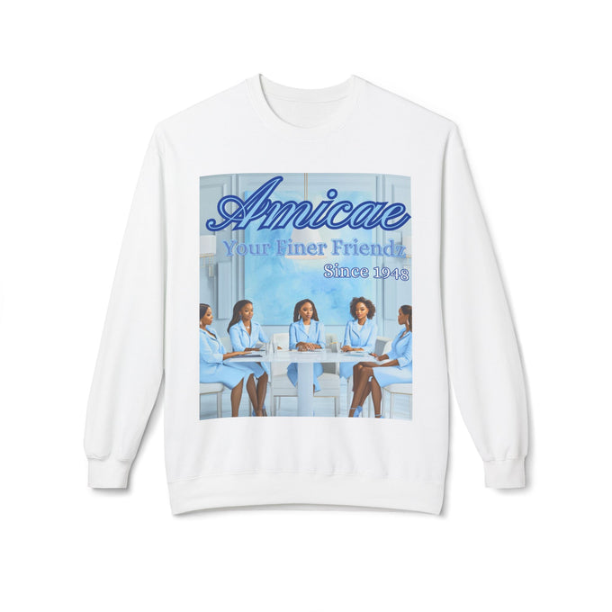 Amicae Softstyle Fleece Crewneck Sweatshirt