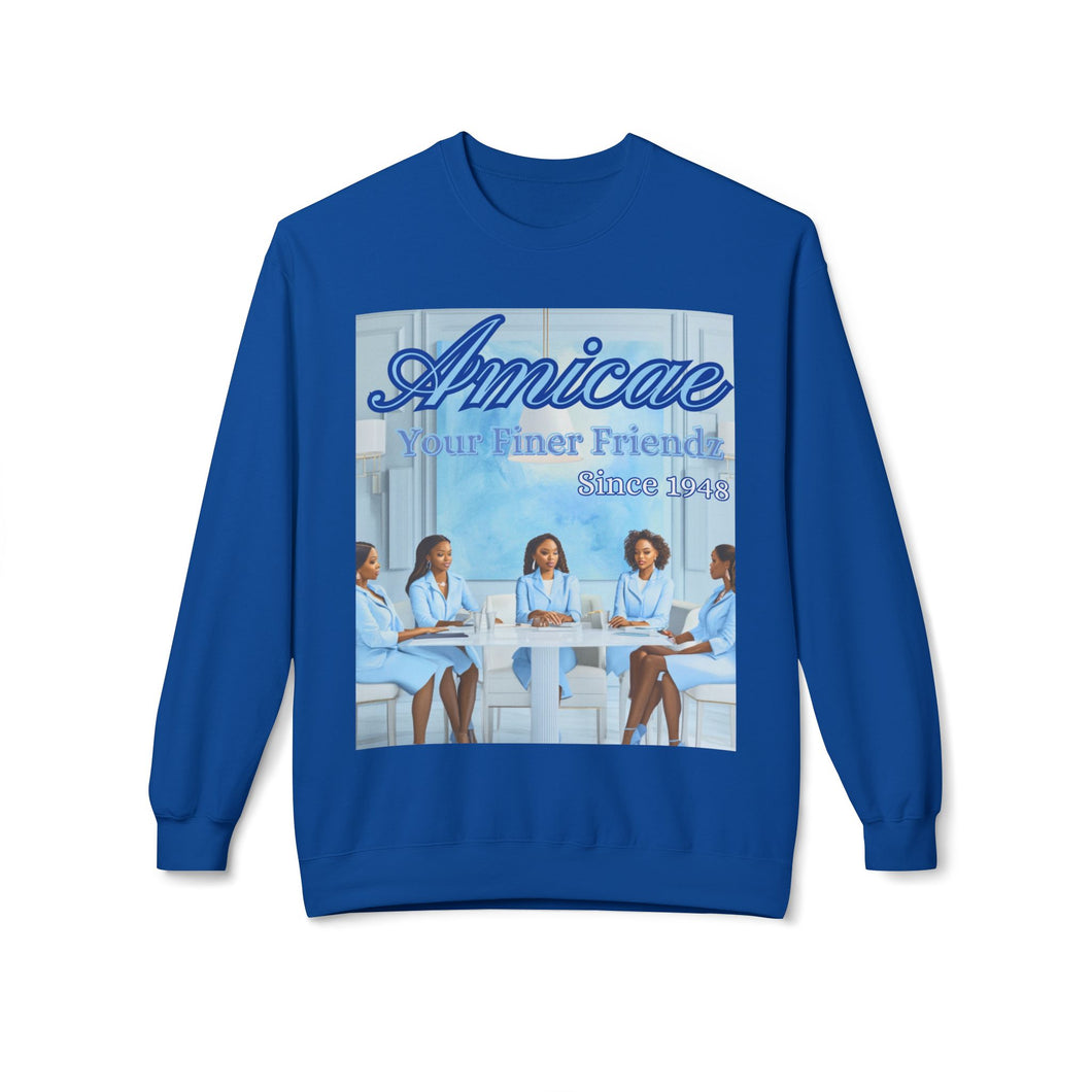 Amicae Softstyle Fleece Crewneck Sweatshirt