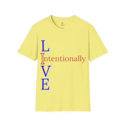 Live Intentionally T-Shirt - Shante's Bazaar