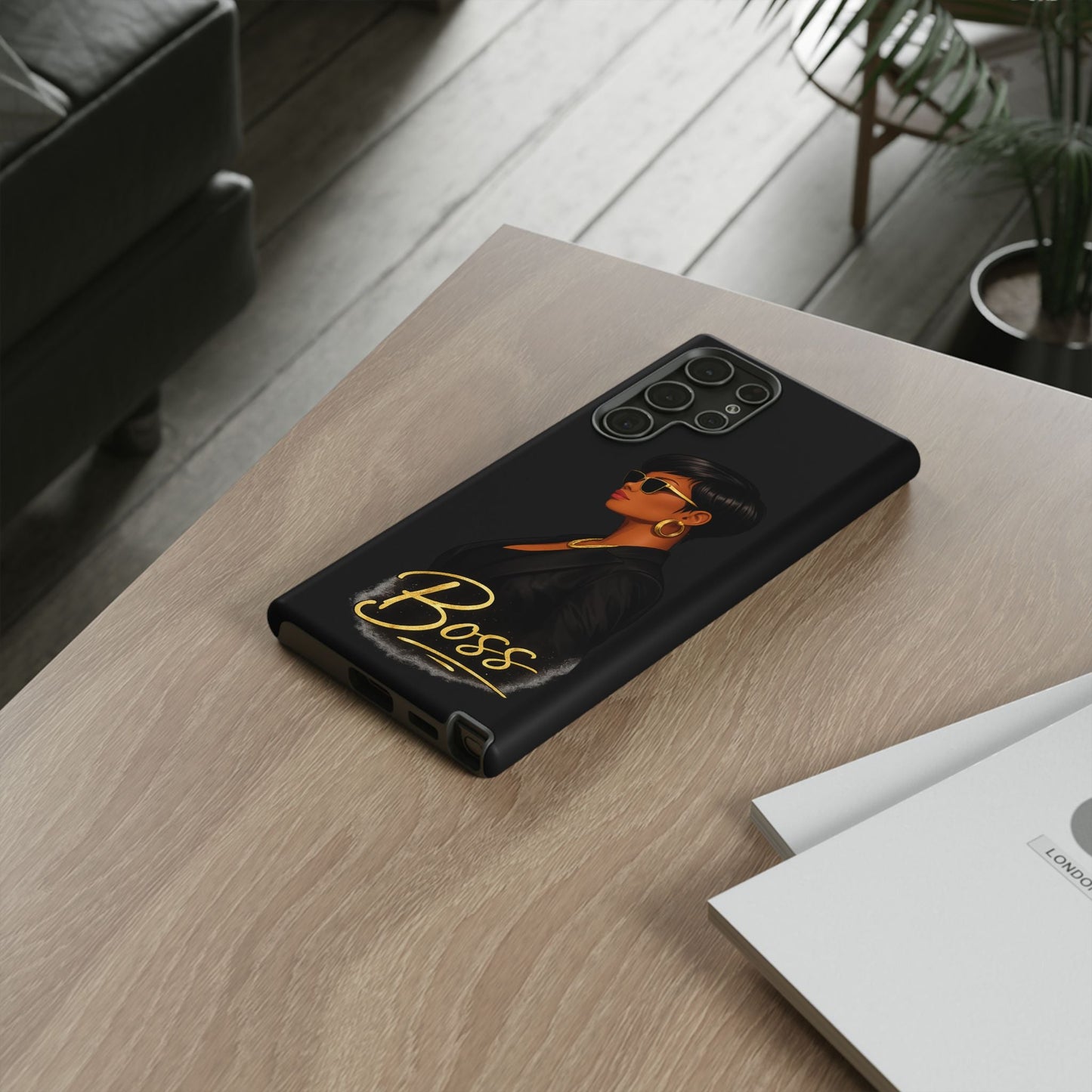 Boss Phone Case - Black - Shante's Bazaar