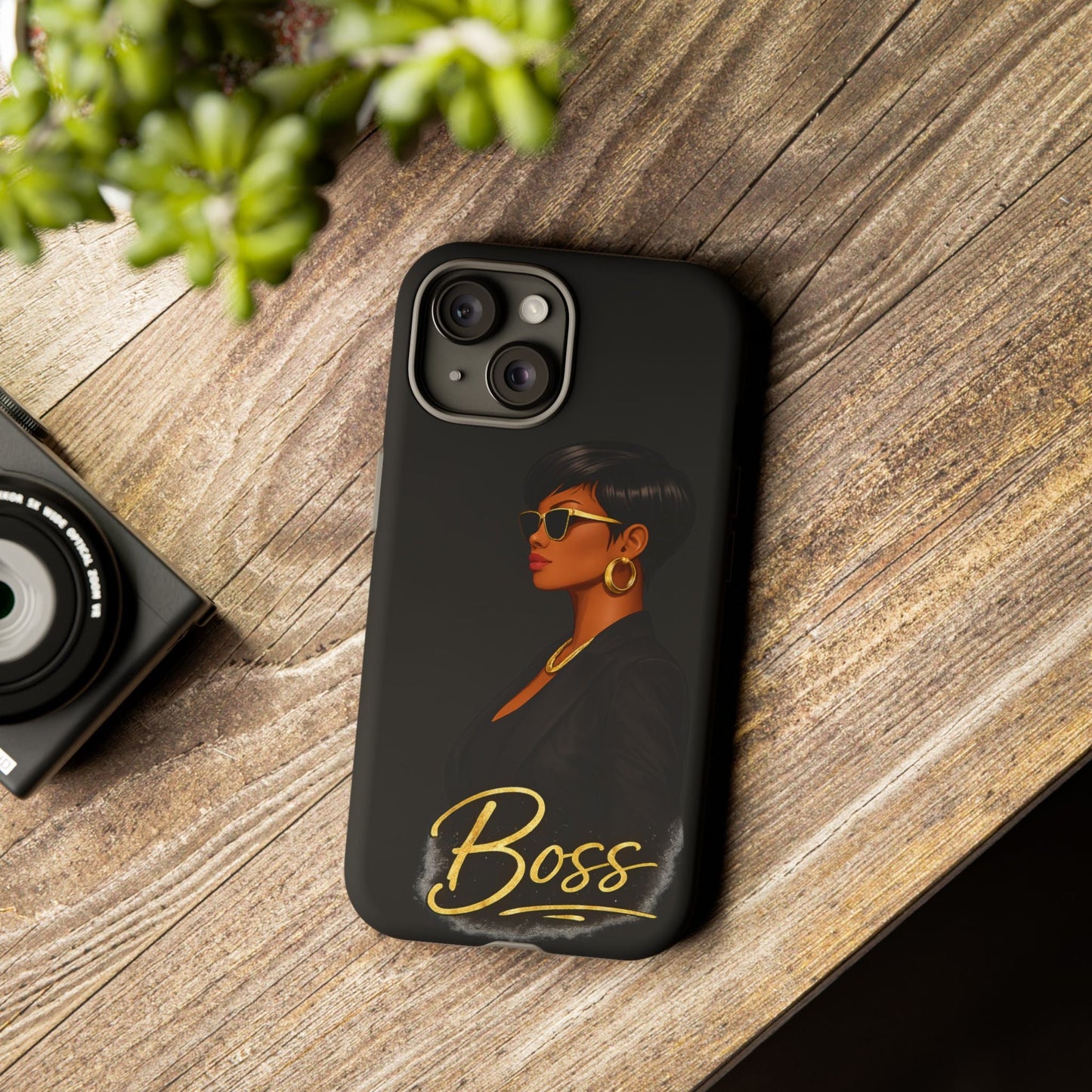 Boss Phone Case - Black - Shante's Bazaar