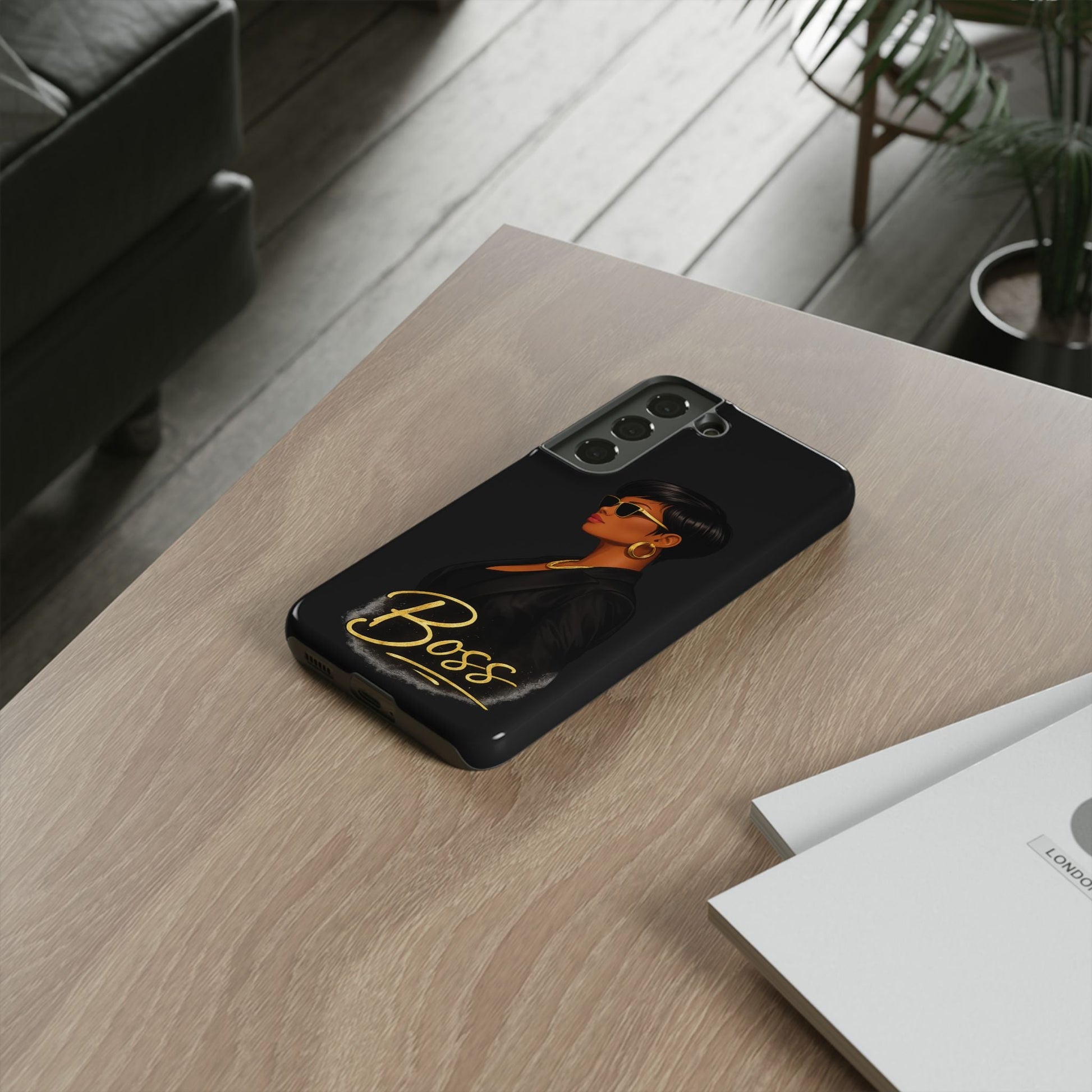 Boss Phone Case - Black - Shante's Bazaar