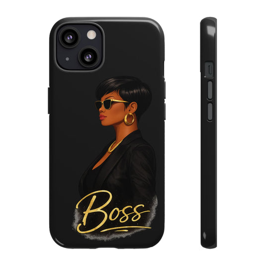 Boss Phone Case - Black - Shante's Bazaar