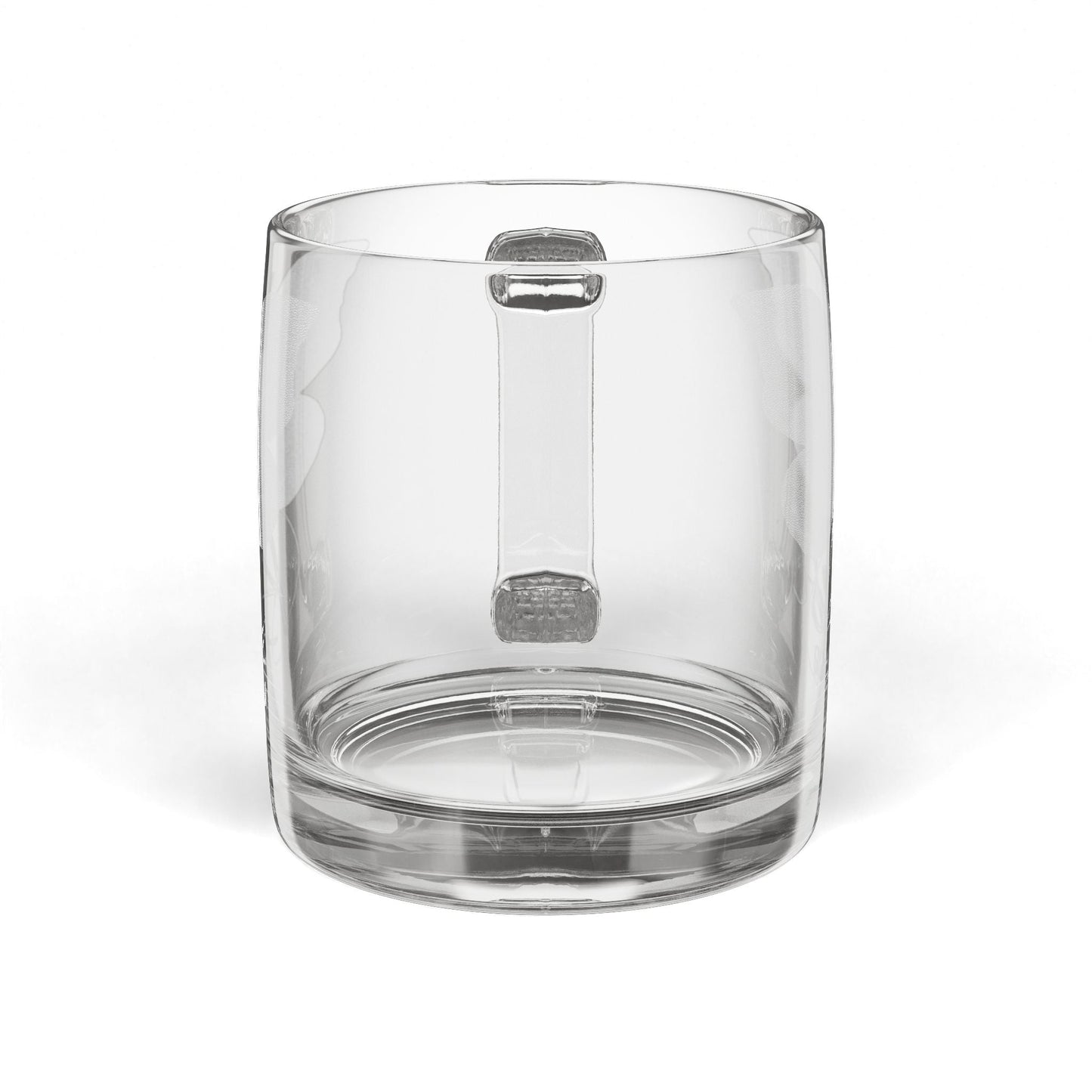 Engraved Glass Coffee Mug — Butterfly "Love" Design, 12.25 oz (Perfect Gift for Mom) - Shante's Bazaar