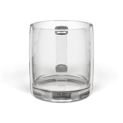 Engraved Glass Coffee Mug — Butterfly "Love" Design, 12.25 oz (Perfect Gift for Mom) - Shante's Bazaar
