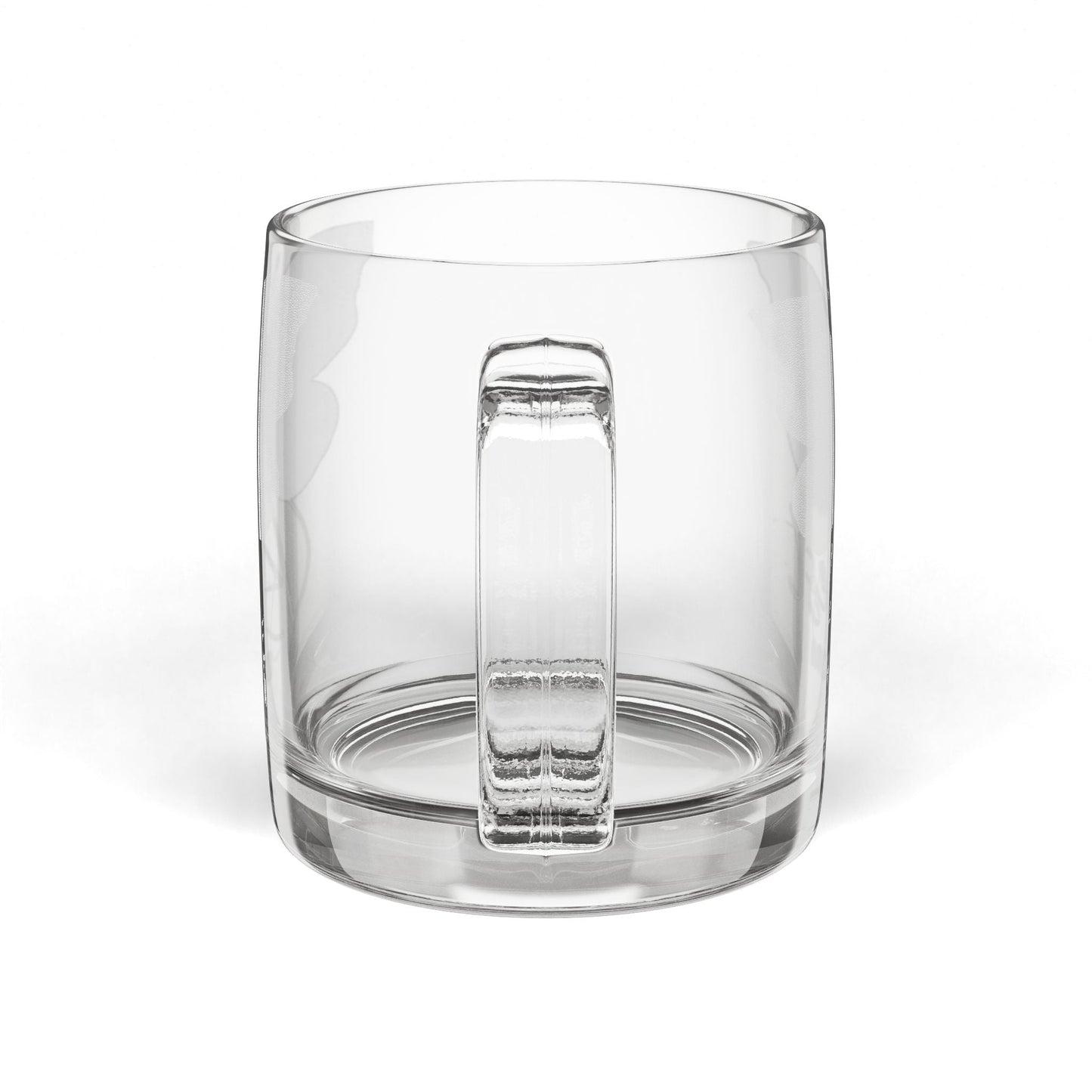 Engraved Glass Coffee Mug — Butterfly "Love" Design, 12.25 oz (Perfect Gift for Mom) - Shante's Bazaar