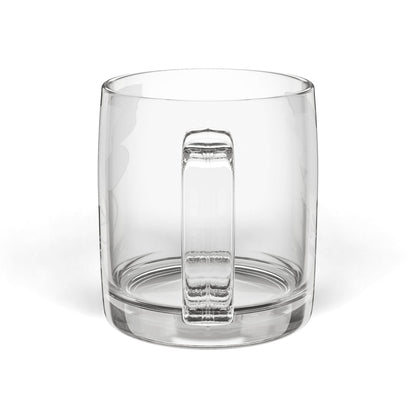 Engraved Glass Coffee Mug — Butterfly "Love" Design, 12.25 oz (Perfect Gift for Mom) - Shante's Bazaar