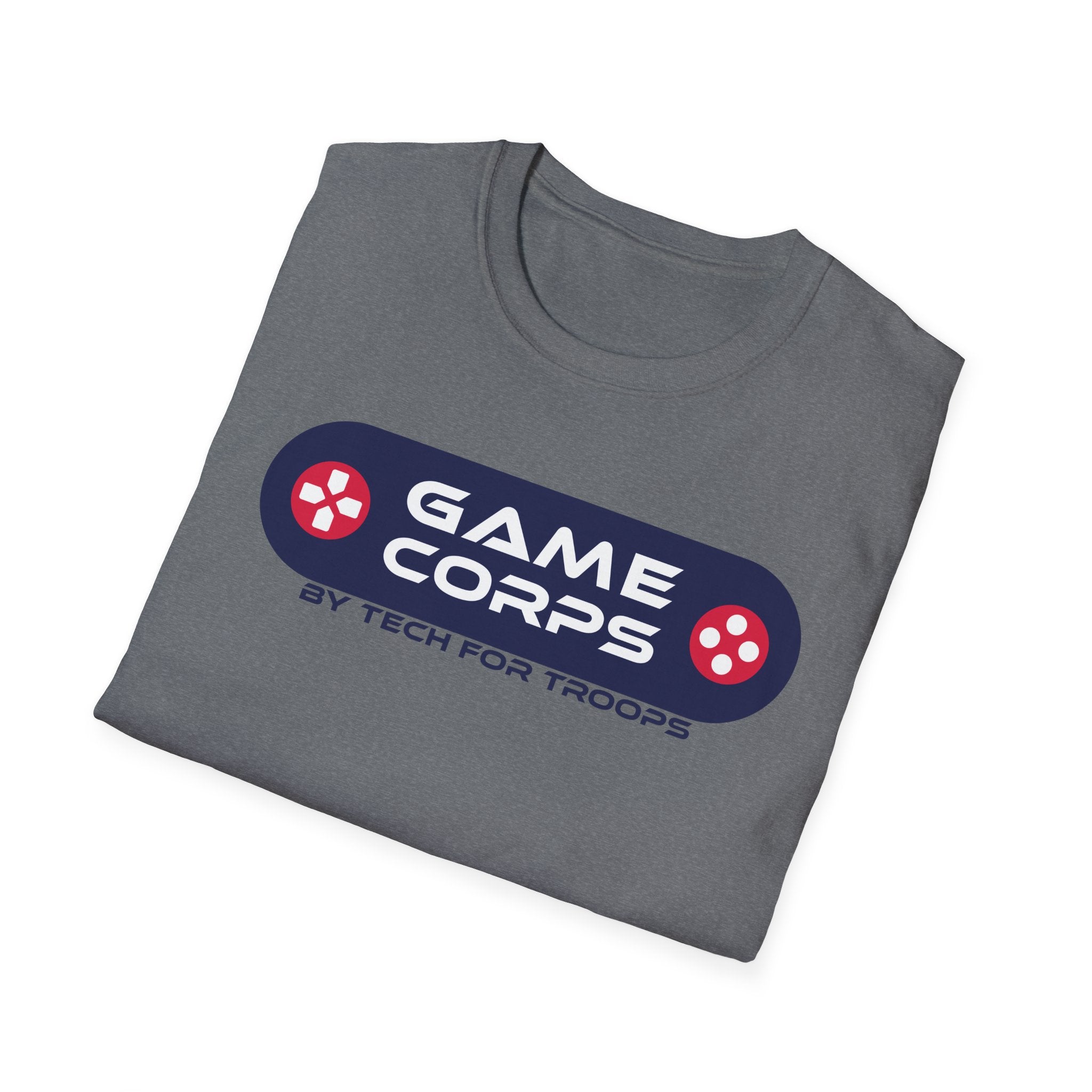 Game Corps by Tech for Troops Logo Charity Tee - Shante's Bazaar