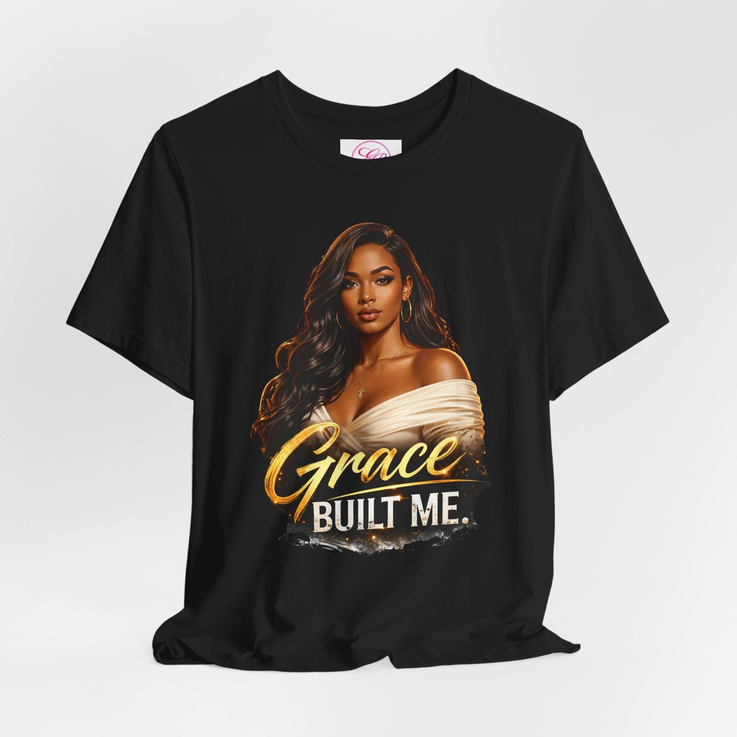 Grace Built Me Tee — Inspirational Christian Women’s Graphic T-Shirt - Shante's Bazaar