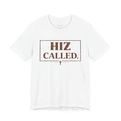 Hiz Called Christian Tee — "HIZ CALLED." Distressed Cross Faith T-Shirt - Shante's Bazaar
