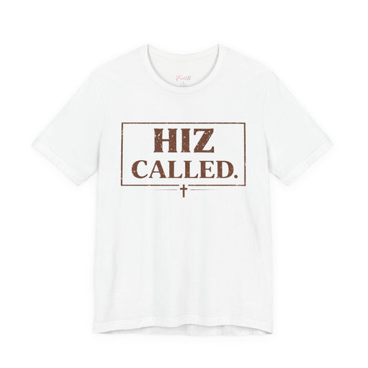 Hiz Called Christian Tee — "HIZ CALLED." Distressed Cross Faith T-Shirt - Shante's Bazaar