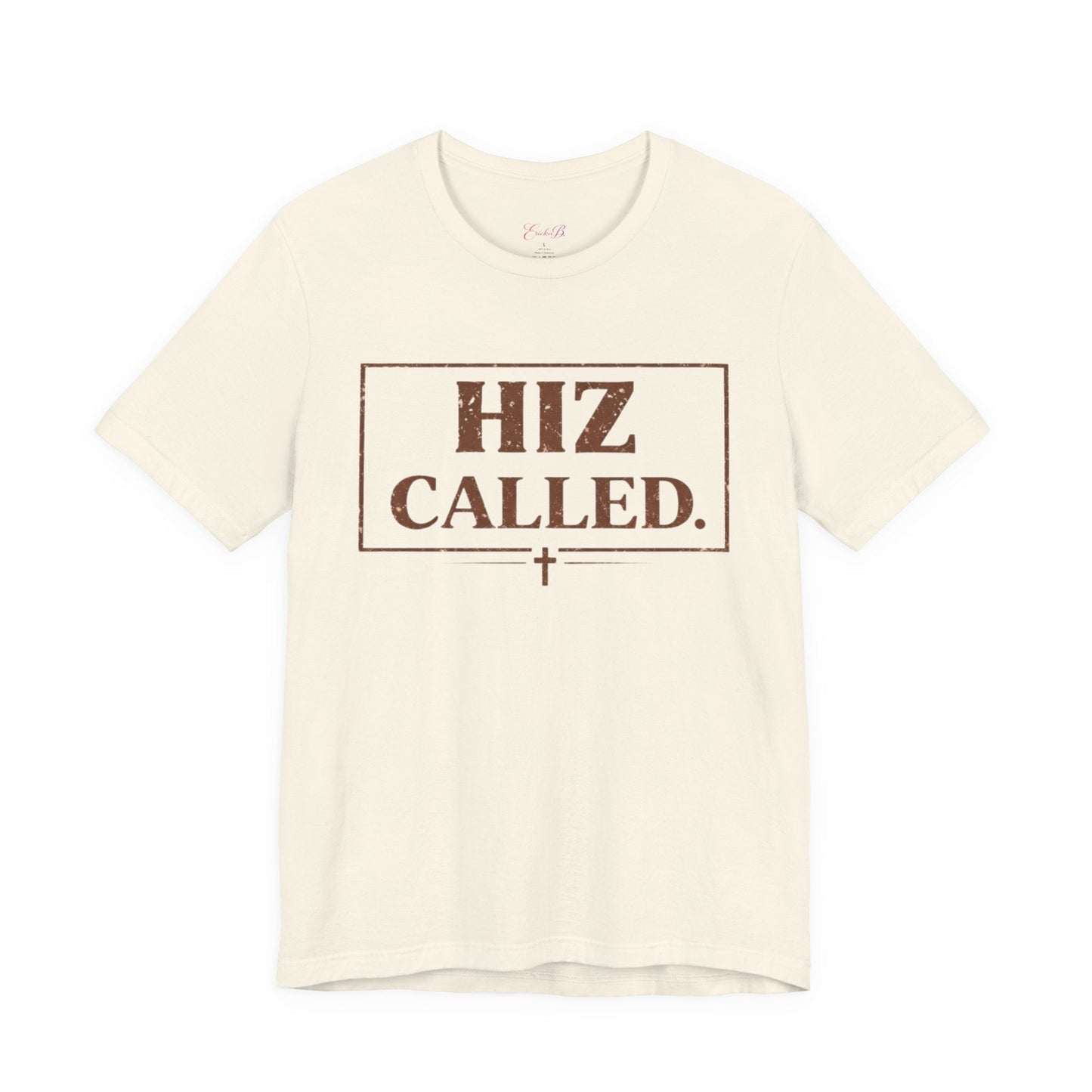 Hiz Called Christian Tee — "HIZ CALLED." Distressed Cross Faith T-Shirt - Shante's Bazaar