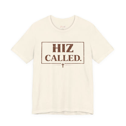 Hiz Called Christian Tee — "HIZ CALLED." Distressed Cross Faith T-Shirt - Shante's Bazaar