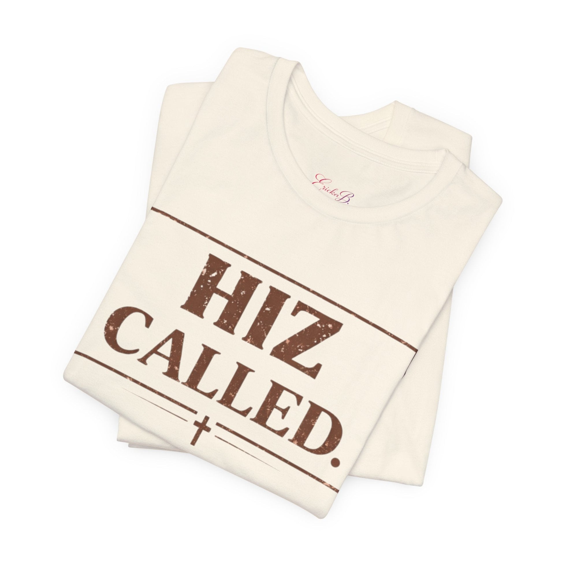 Hiz Called Christian Tee — "HIZ CALLED." Distressed Cross Faith T-Shirt - Shante's Bazaar