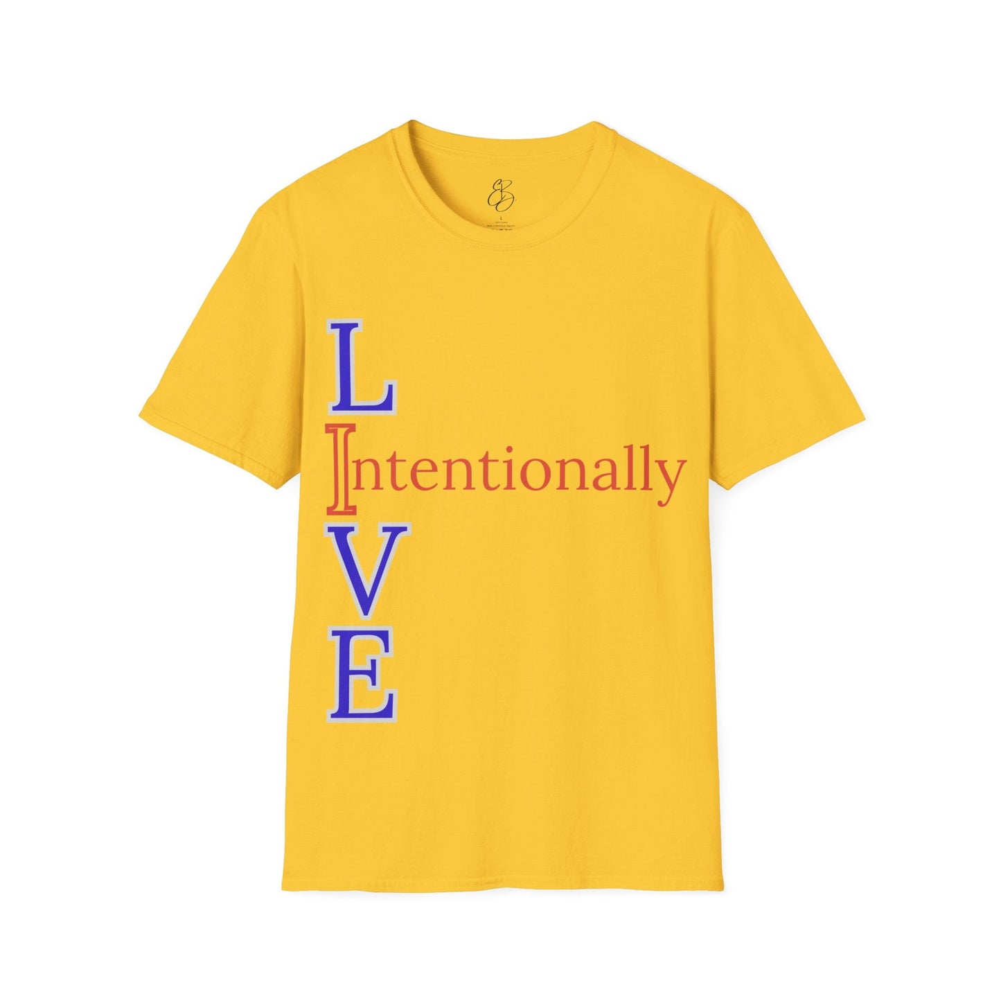 Live Intentionally T-Shirt - Shante's Bazaar