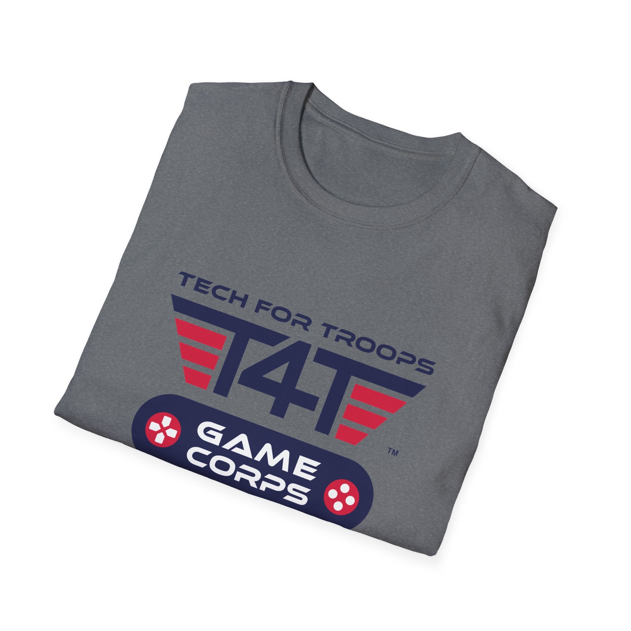 Tech for Troops Game Corps Logo Charity Tee - Shante's Bazaar