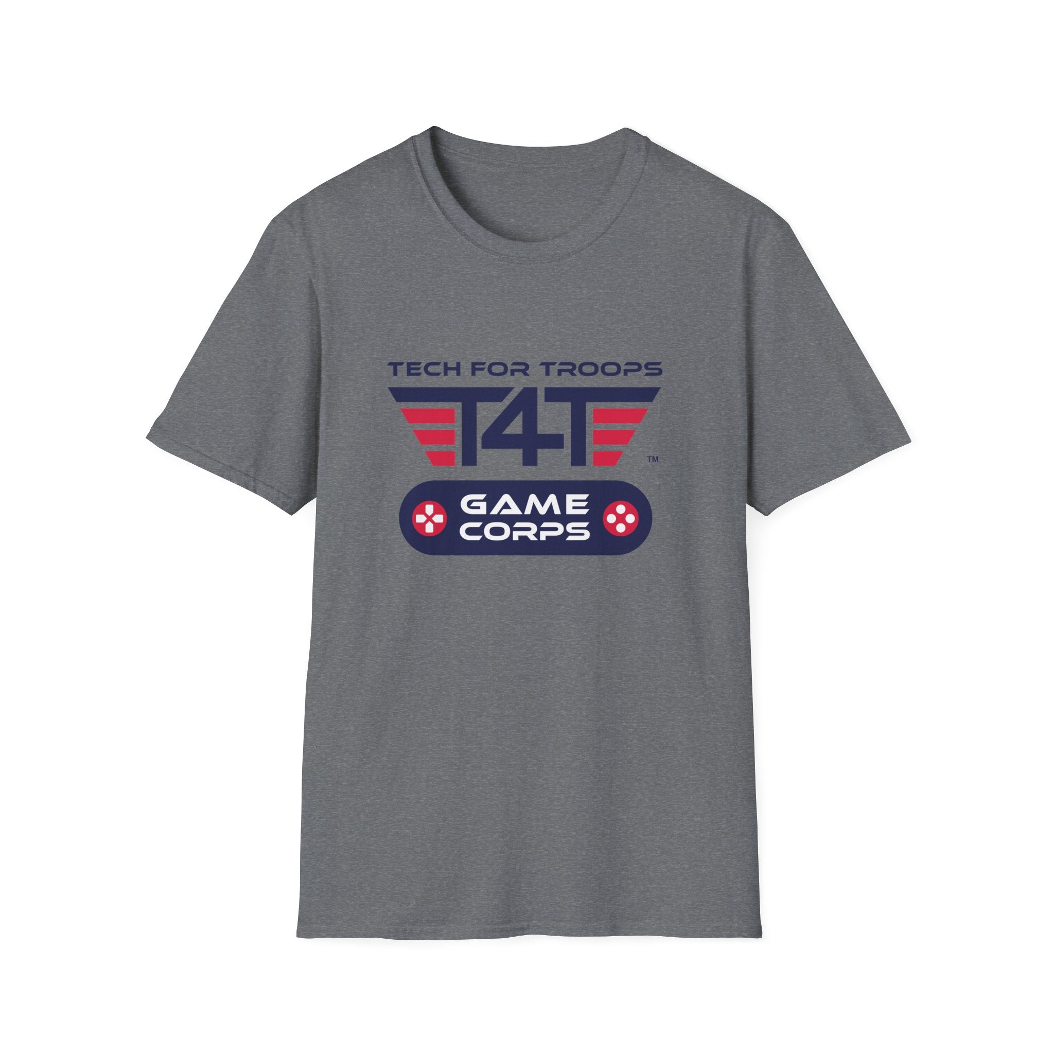 Tech for Troops Game Corps Logo Charity Tee - Shante's Bazaar