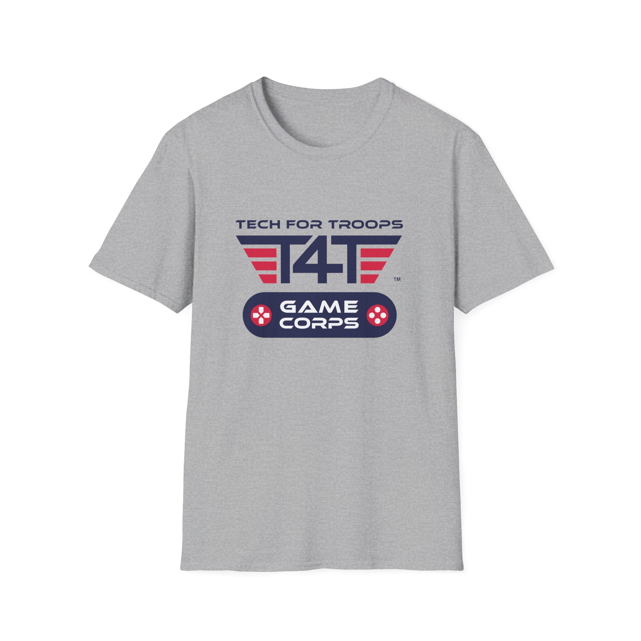 Tech for Troops Game Corps Logo Charity Tee - Shante's Bazaar