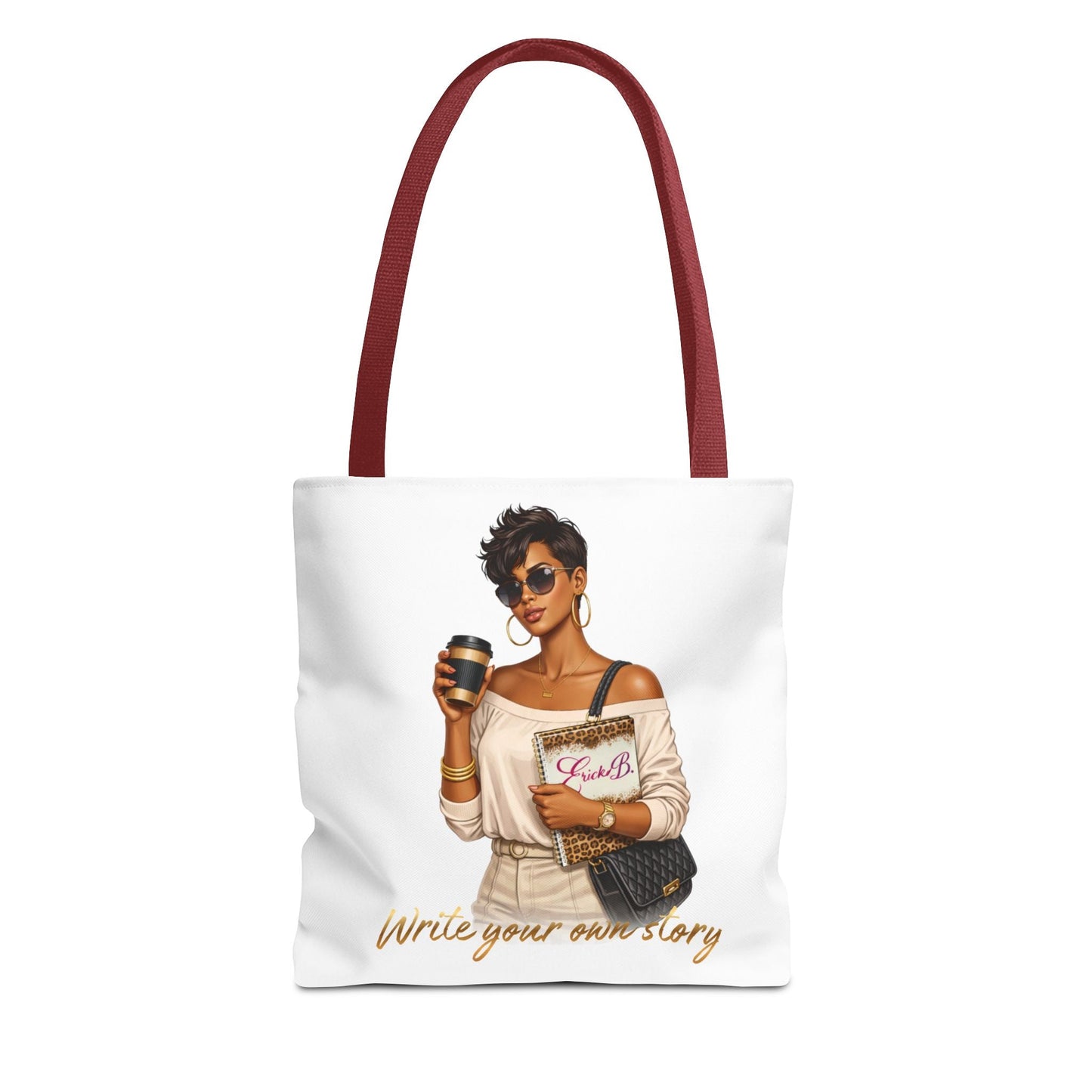 "Write Your Own Story" - Journal Tote Bag - Shante's Bazaar