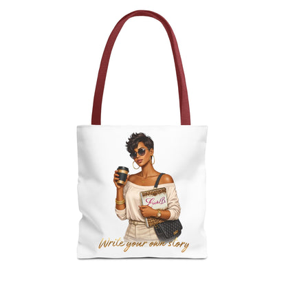 "Write Your Own Story" - Journal Tote Bag - Shante's Bazaar