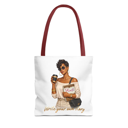 "Write Your Own Story" - Journal Tote Bag - Shante's Bazaar