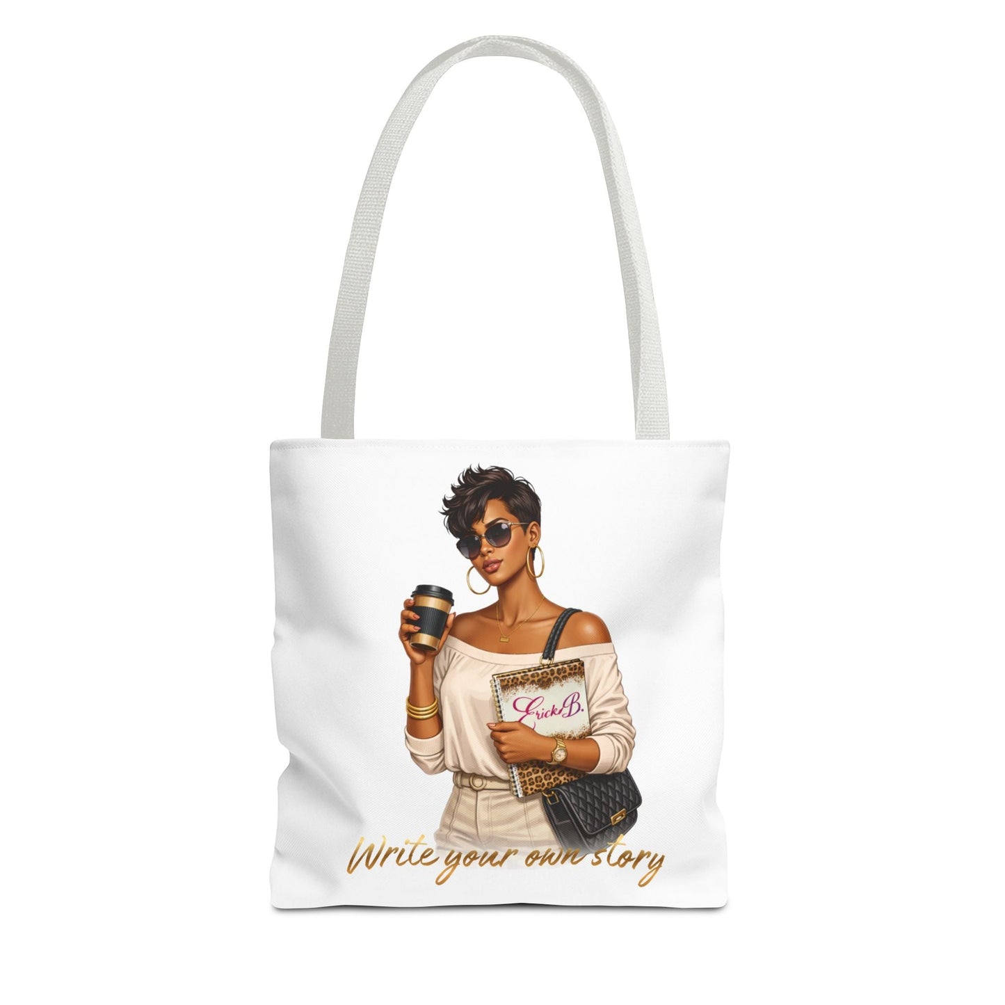 "Write Your Own Story" - Journal Tote Bag - Shante's Bazaar
