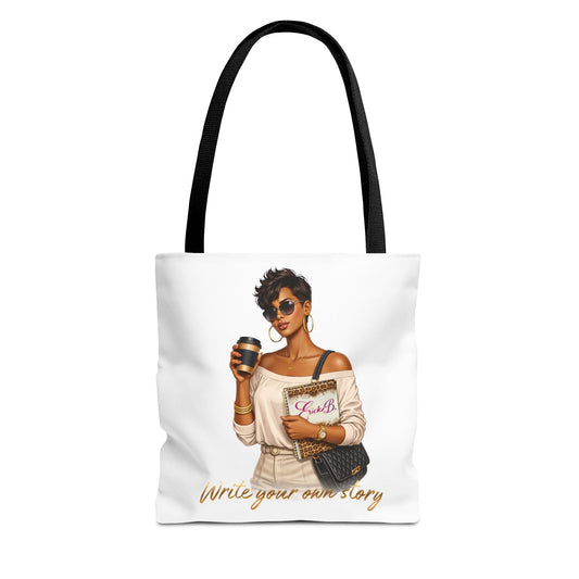 "Write Your Own Story" - Journal Tote Bag - Shante's Bazaar