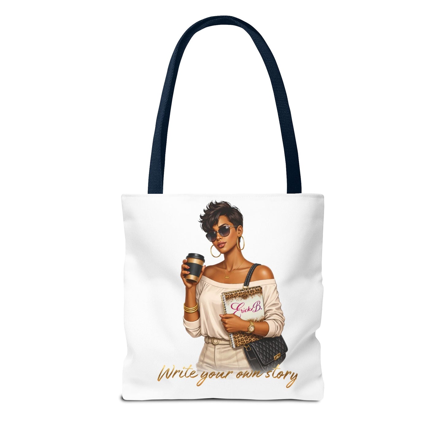 "Write Your Own Story" - Journal Tote Bag - Shante's Bazaar